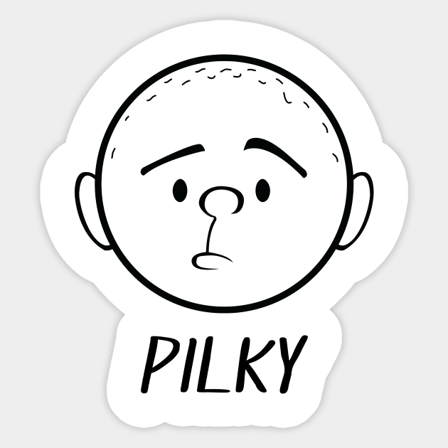 Karl Pilkington - Pilky Sticker by DesignbyDarryl